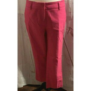 Dalia Womens Capri Pants Size 4 Pink